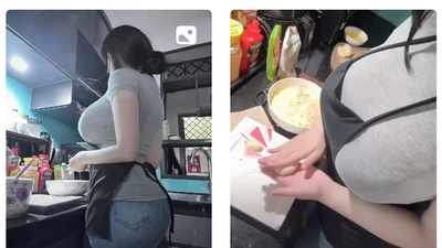 Đổi content, hot TikToker Pi Tiên vào bếp hút triệu view