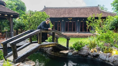 Cận cảnh biệt phủ 1.600 m2 Hoàng Mập vừa rao bán