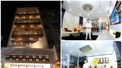 Bên trong ngôi nhà 6 tầng 25 tỷ của Dương Ngọc Thái