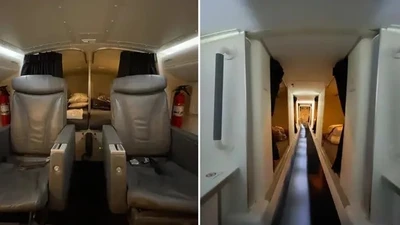 Bên trong phòng bí mật dành cho phi công và tiếp viên trên máy bay 