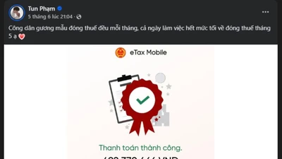 Tiktoker Tun Phạm nộp thuế gần nửa tỷ đồng gây xôn xao