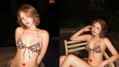 Mê cái cách Xoài Non diện bikini, body nõn nà miễn chê