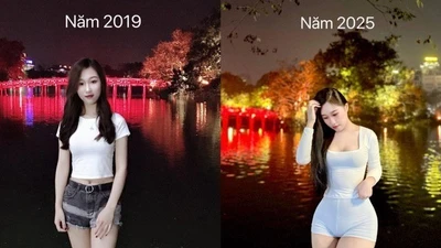 Nữ gymer gây chú ý khi chia sẻ hình ảnh trong quá khứ