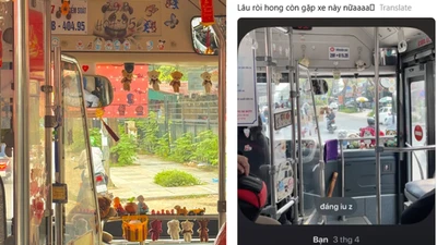 Xe buýt có nội thất "lạ" ở Hà Nội, netizen thi nhau khoe ảnh