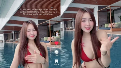 Đăng clip nóng bỏng, nàng hot girl lập tức lên xu hướng