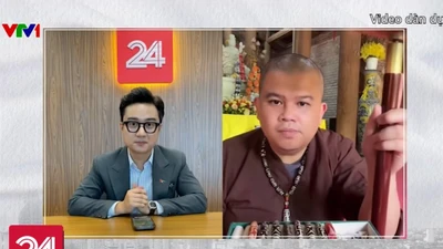 Sư thầy bán hàng livestream nổi tiếng “lên sóng” VTV24