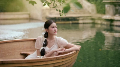 Hot girl Tăng Mỹ Hàn hóa "công chúa cà chua" đẹp miễn chê