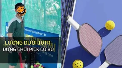 Tranh cãi "lương dưới 10 triệu đồng đừng chơi pickleball"