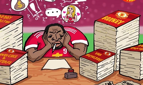 Hí họa Lukaku đau đầu giải toán khi đến MU