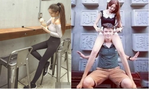 Sự thật về cô gái chân dài giống người ngoài hành tinh