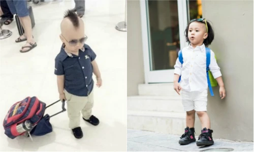 2 bé trai sành điệu ăn mặc cực ngầu gây sốt