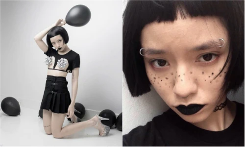 Nữ sinh Việt tại Singapore mê xỏ khuyên, ăn mặc khác người