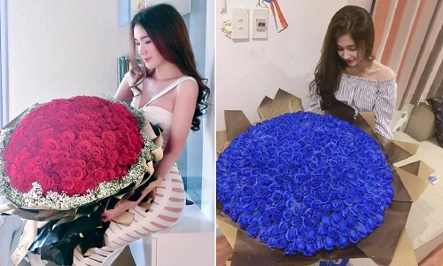 Tò mò về hai cô gái được tặng 1000 bông hồng 8/3
