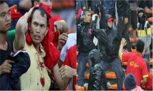 Bức xúc fan Việt Nam bị CĐV Malaysia đánh đập
