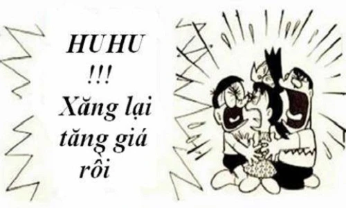 Xăng tăng giá kỷ lục, dân mạng lại đua nhau chế ảnh