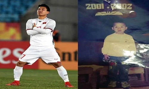 Hóa ra cầu thủ U23 Việt Nam "thời đóng bỉm" lại dễ thương thế này