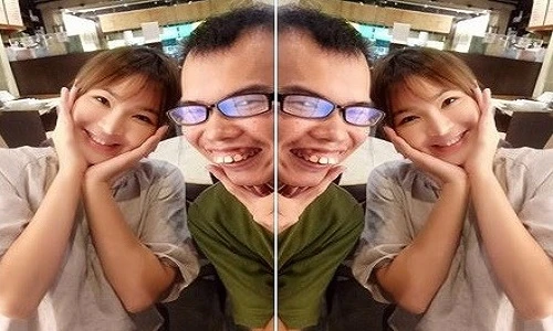 Anh chàng răng vẩu “xấu điên” khoe bạn gái xinh như mộng