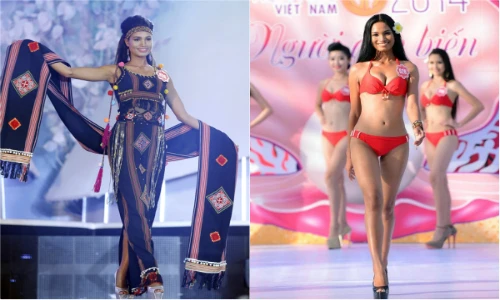 Phát sốt vẻ đẹp lạ của “Ngọc trai đen” Hoa hậu VN