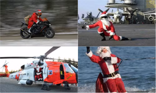 Phong cách cực dị của ông già Noel thời hiện đại