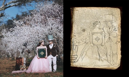 Bộ ảnh cưới “lạc vào xứ sở thần tiên” gây sốt