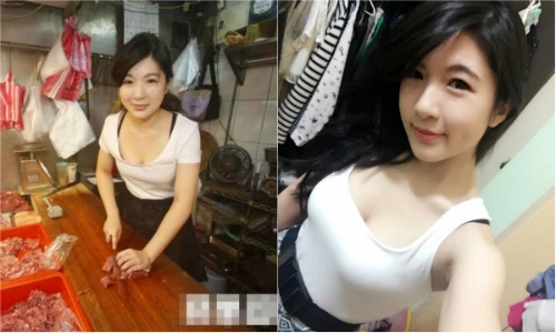 Cử nhân Triết học bán thịt lợn bỗng trở thành hot girl