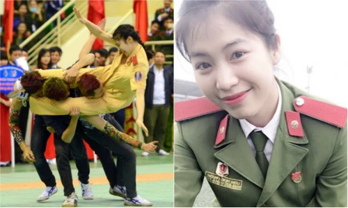 Tài sắc nữ sinh cảnh sát Nghệ An kẹp cổ 3 thanh niên