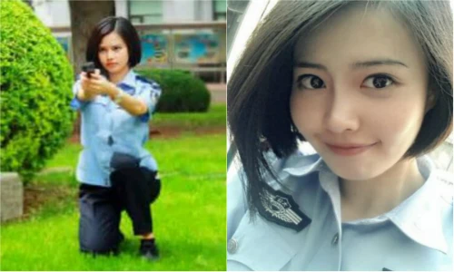 Hot girl cảnh sát xinh như mộng, văn võ song toàn
