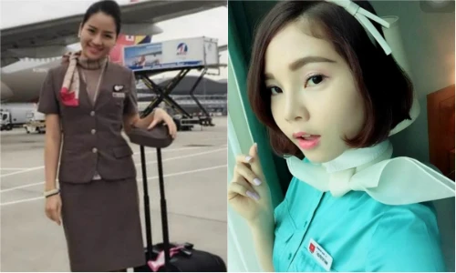 Hai cô gái Việt làm tiếp viên hàng không ở Hàn Quốc
