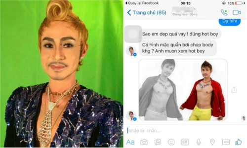 Thánh “Áo mới Cà Mau” bị tố gạ gẫm trai trẻ