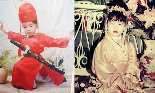 Dân mạng hào hứng với trào lưu khoe ảnh "cosplay" hồi nhỏ
