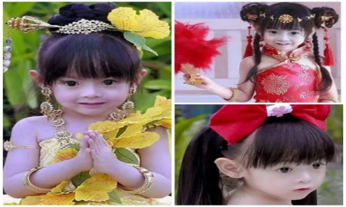 Bé gái Thái Lan xinh đẹp làm điêu đứng cộng đồng mạng