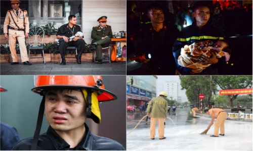 Hình ảnh về chiến sĩ công an, PCCC cảm động nhất năm 2016