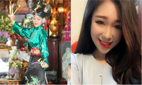 Cô đồng Hà Nội xinh đẹp, gợi cảm như hot girl 