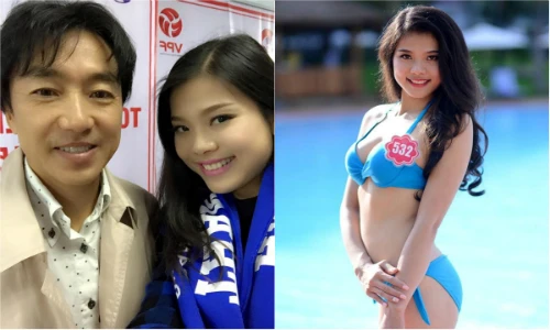 Mỹ nhân Việt “phải lòng” HLV Miura từng thi hoa hậu