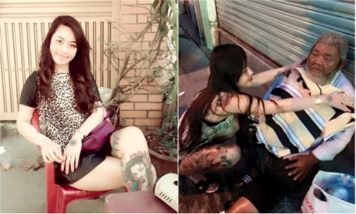 Gái xinh xăm trổ đầy người đam mê làm từ thiện