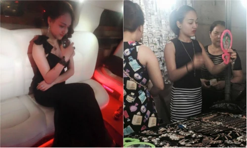Hotgirl cảnh nóng chơi sang lộ ảnh mua trang sức vỉa hè