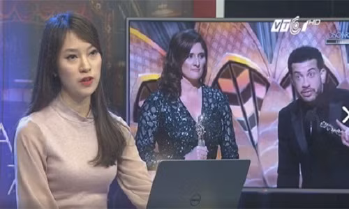 Hot girl xứ Nghệ gây sốt khi thuyết minh trực tiếp Oscar