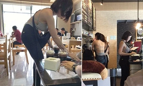 Quán cafe toàn hot girl gợi cảm gây sốt ở Thái Lan