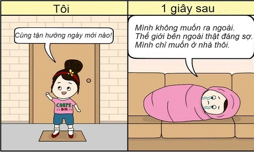 Loạt tranh chứng minh con gái luôn “sáng nắng chiều mưa“