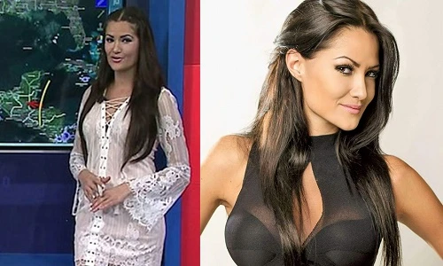 Quá khứ của MC thời tiết mặc váy xuyên thấu lên sóng