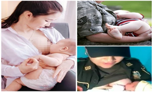 Những bức ảnh bà mẹ cho con bú gây “bão” dư luận
