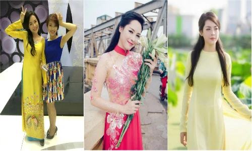 Hot girl thẩm mỹ Thanh Quỳnh kiều diễm với áo dài