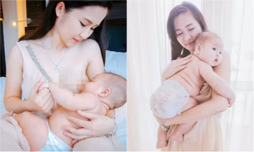 Danh tính 9X giống Hương Tràm trong ảnh cho con bú gây sốc