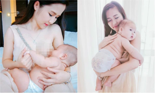 Danh tính 9X giống Hương Tràm trong ảnh cho con bú gây sốc