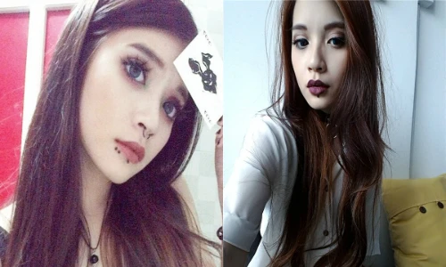 Bông hồng lai Sài thành và sở thích xỏ khuyên kín môi