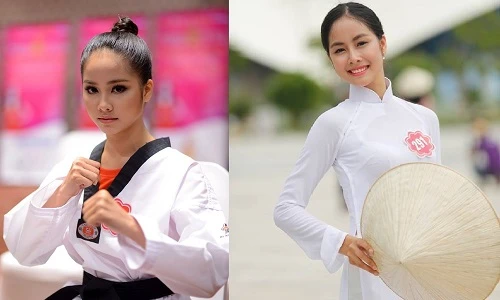 Hot girl giỏi võ trường Y xinh như hoa hậu
