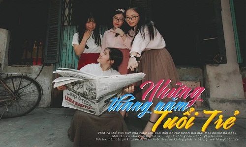 Ảnh kỷ yếu phong cách “Tháng năm rực rỡ” của 10X Sài Gòn