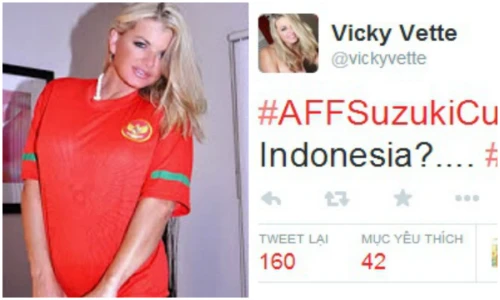 Sao phim người lớn như phát điên vì tuyển Indonesia thua sốc