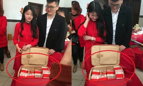 Vali 11 tỷ đồng trong lễ ăn hỏi của cô dâu 18 tuổi