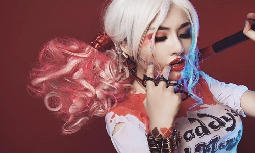 Mặt thật của cô gái hóa thân Harley Quinn phiên bản Việt